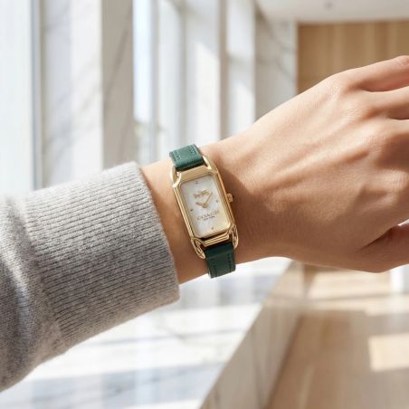 Montre Femme Coach Cadie cuir vert 14504350