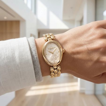 Montre Femme Coach Sammy acier doré 14504417