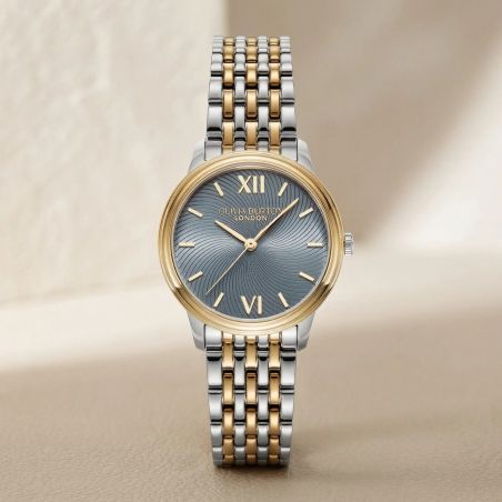 Montre femme olivia burton classic acier bicolore 24000132 – analogiques