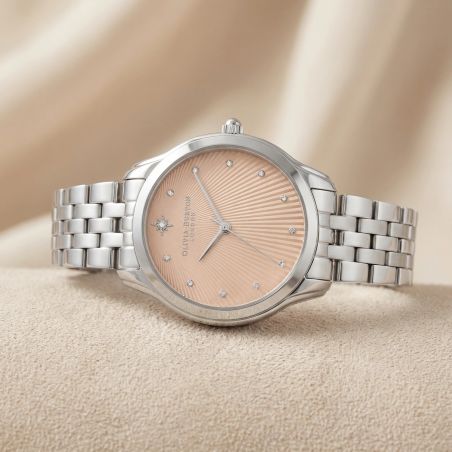 Montre femme olivia burton townhouse acier argenté 24000047 – analogiques