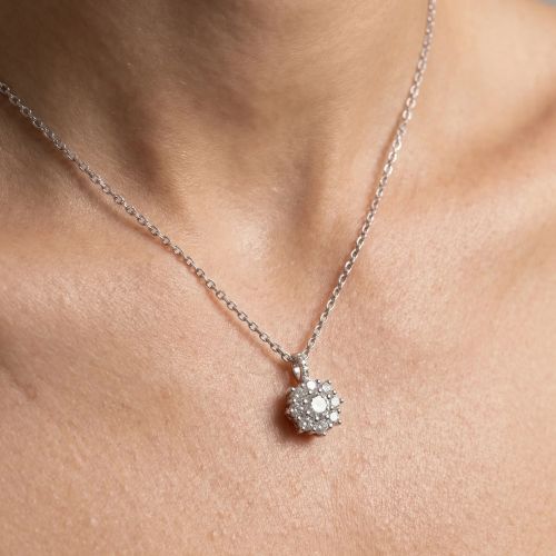 Collier Femme EDORA ARGENT 925/1000 et Oxydes