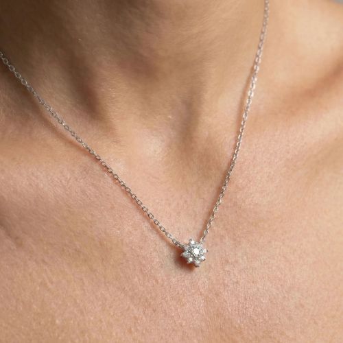 Collier Femme EDORA ARGENT 925/1000 Flocon et Oxydes EDO70700758