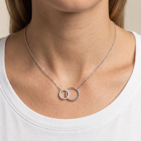 Collier femme edora argent 925/1000 et oxydes 70700955 – colliers femme