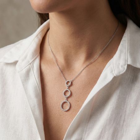 Collier Femme EDORA ARGENT 925/1000 et Oxydes 70700949