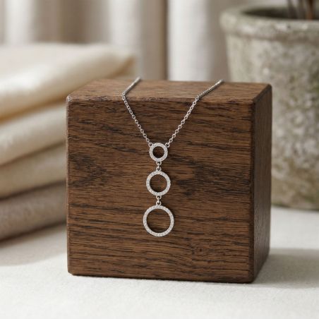 Collier femme edora argent 925/1000 et oxydes 70700949 – colliers femme