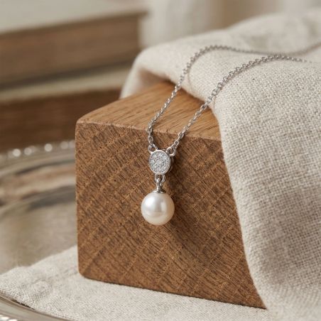 Collier femme edora argent 925/1000 et perle d'eau douce 70700894 – colliers femme