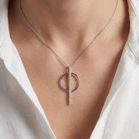 Collier Femme EDORA ARGENT 925/1000 et Oxydes