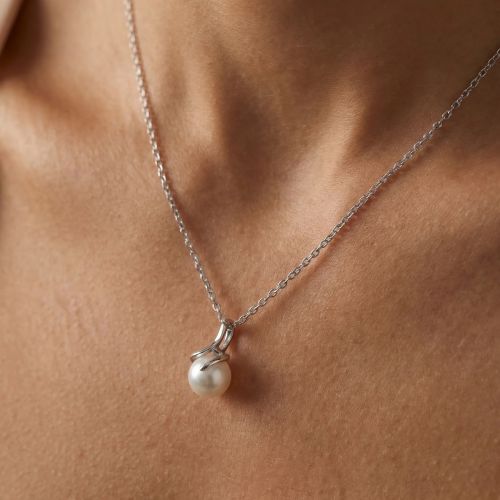 Collier Femme EDORA ARGENT 925/1000 et Perle d'eau douce EDO70700616