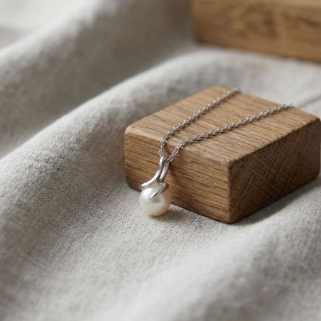 Collier femme edora argent 925/1000 et perle d'eau douce edo70700616 – colliers femme