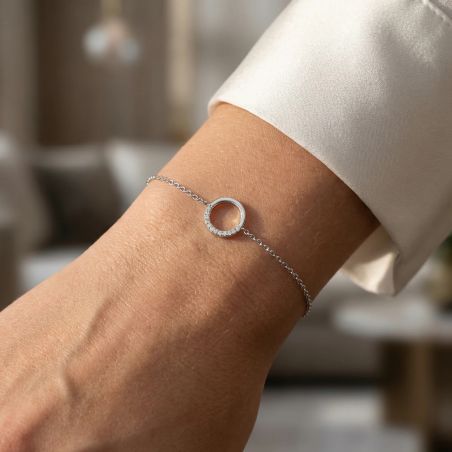 Bracelet Femme EDORA ARGENT 925/1000 et Oxydes