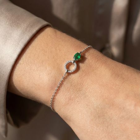 Bracelet Femme EDORA ARGENT 925/1000 et spinelle