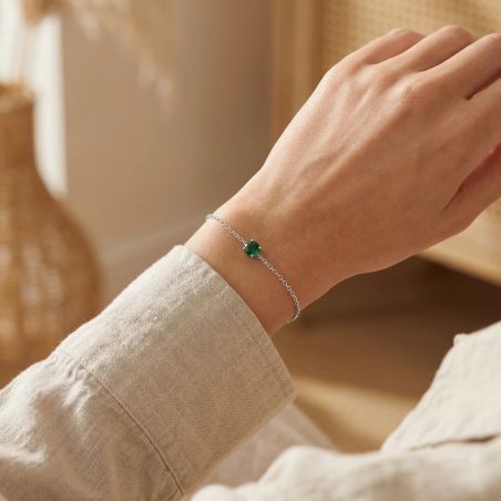 Bracelet Femme EDORA ARGENT 925/1000 et spinelle