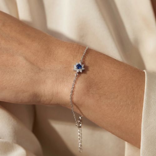 Bracelet Femme EDORA ARGENT 925/1000 et spinelle