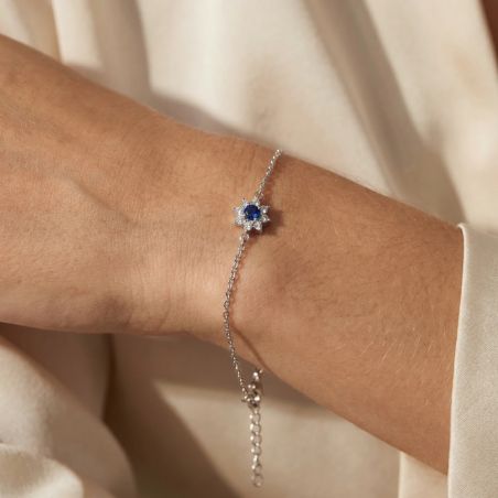 Bracelet Femme EDORA ARGENT 925/1000 et spinelle