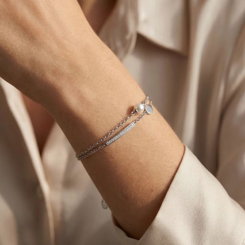 Bracelet Femme EDORA ARGENT 925/1000 et Perle