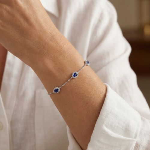 Bracelet Femme EDORA ARGENT 925/1000 et Spinelles EDO70300314