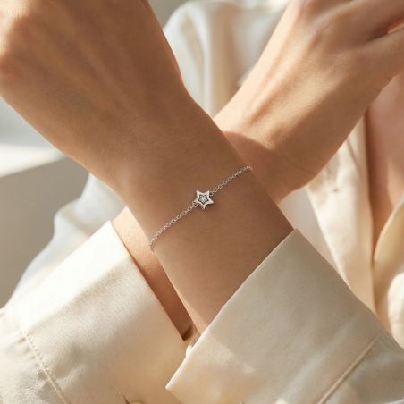 Bracelet Femme Etoile EDORA ARGENT 925/1000 et Oxydes EDO70300339