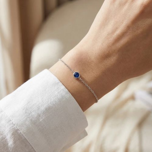 Bracelet femme EDORA argent et oxyde bleu saphir EDO70300372