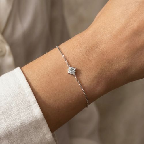 bracelet femme EDORA argent et oxydes EDO70300251