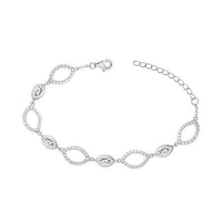Bracelet femme edora argent et oxydes edo70300369 – bracelet argent femme