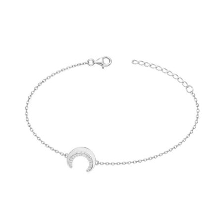 Bracelet femme lune edora argent et oxydes edo70300135 – bracelet argent femme