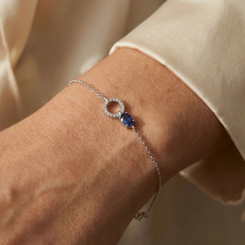 Bracelet Femme EDORA ARGENT 925/1000 et spinelle