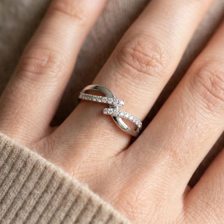 Bague Femme EDORA ARGENT 925/1000 et Oxydes EDO70100909