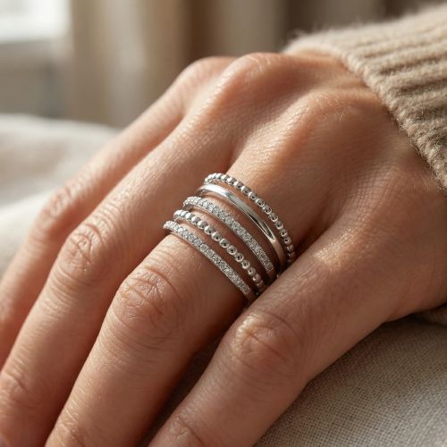 Bague Femme EDORA Argent et Oxydes EDO70100947