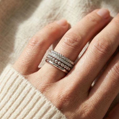 Bague Femme EDORA ARGENT et Oxydes EDO70100612