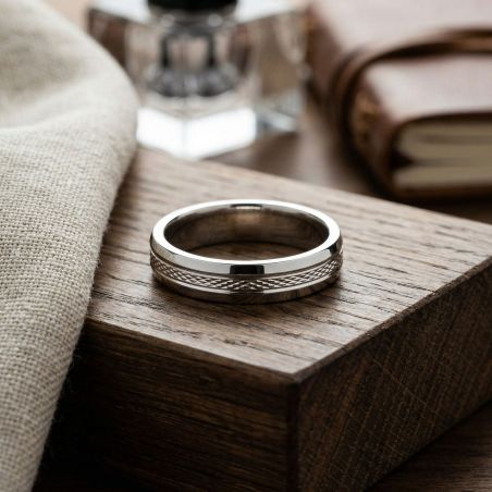 Bague mixte alliance edora argent 925/1000 lapidé edo72419004 – bagues de mariage