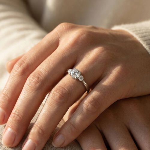 Bague Femme Trilogie ARGENT 925/1000 et Oxydes