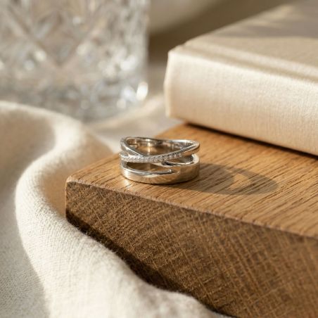 Bague femme edora argent 925/1000 et oxydes edo70100610 – bagues femme