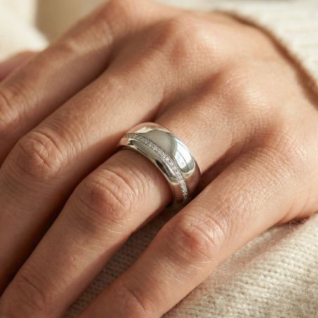 Bague Femme EDORA ARGENT 925/1000 et Oxydes