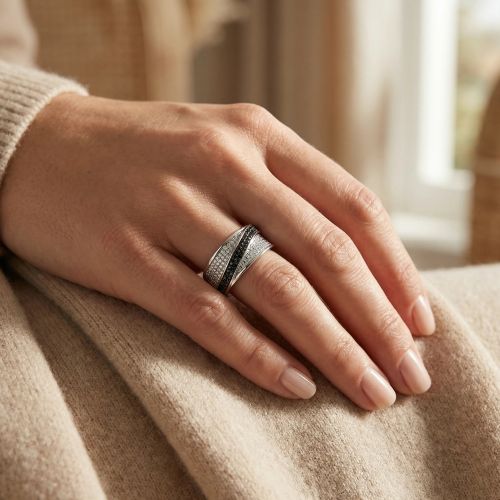 Bague Femme EDORA ARGENT 925/1000 et Oxydes