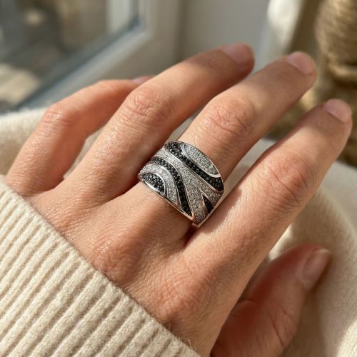 Bague Femme EDORA ARGENT 925/1000 et Oxydes