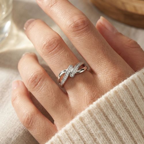 Bague Femme EDORA ARGENT 925/1000 et Oxydes