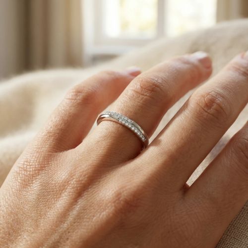 Bague Femme EDORA ARGENT 925/1000 et Oxydes