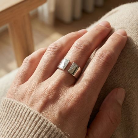 Bague femme EDORA ARGENT 925/1000 et Oxydes