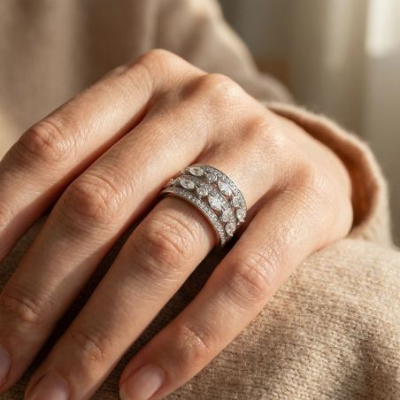 Bague Femme EDORA ARGENT 925/1000 Argenté et Oxydes H0100003