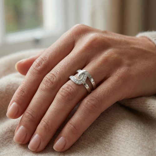 Bague Femme EDORA ARGENT 925/1000 et oxydes