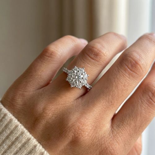 Bague Femme Solitaire EDORA ARGENT 925/1000 et oxydes