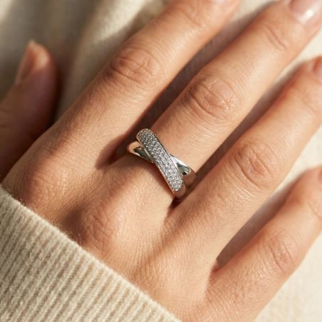 Bague Femme EDORA ARGENT 925/1000et Oxydes 70100132