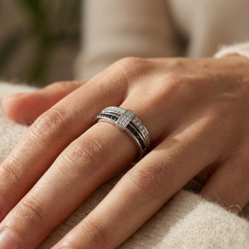 Bague Femme EDORA ARGENT 925/1000 et Oxydes EDO70100159