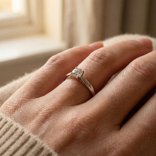 Bague Femme Solitaire EDORA ARGENT 925/1000 et Oxydes EDO70100194