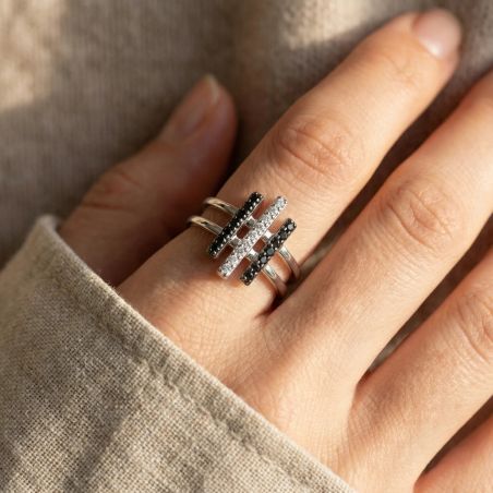 Bague Femme EDORA ARGENT 925/1000 et Oxydes EDO70100905