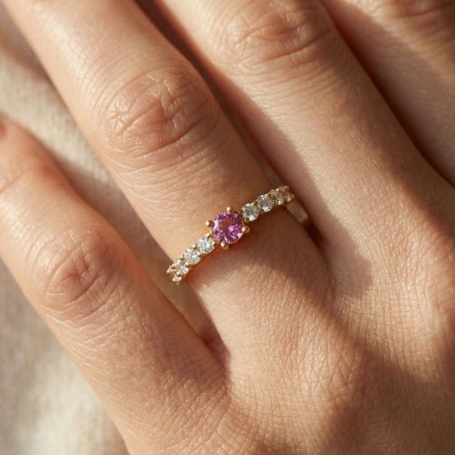 Bague FemmeEDORA Plaqué Or et Oxydes multicolore EDO66100029