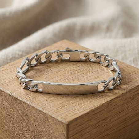 Bracelet homme gourmette edora argent 925 /1000 – gourmettes
