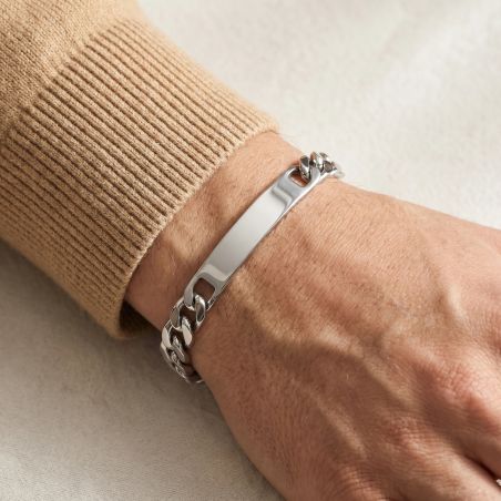 Bracelet Homme Gourmette EDORA ARGENT 925 /1000