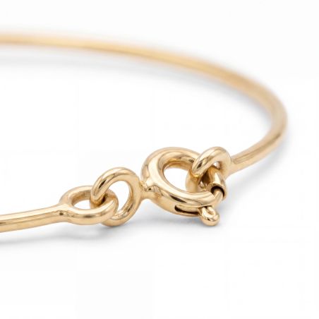 Bracelet bébé gourmette or 375/1000 jaune semi-rigide edo9k358105b – gourmettes bébé or