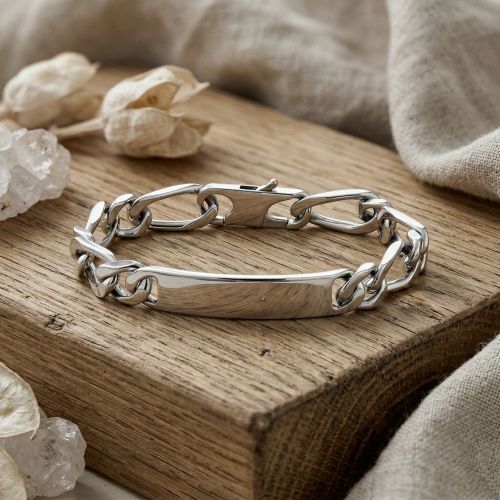 Gourmette Mixte EDORA MAILLE CHEVAL Argent 925/1000